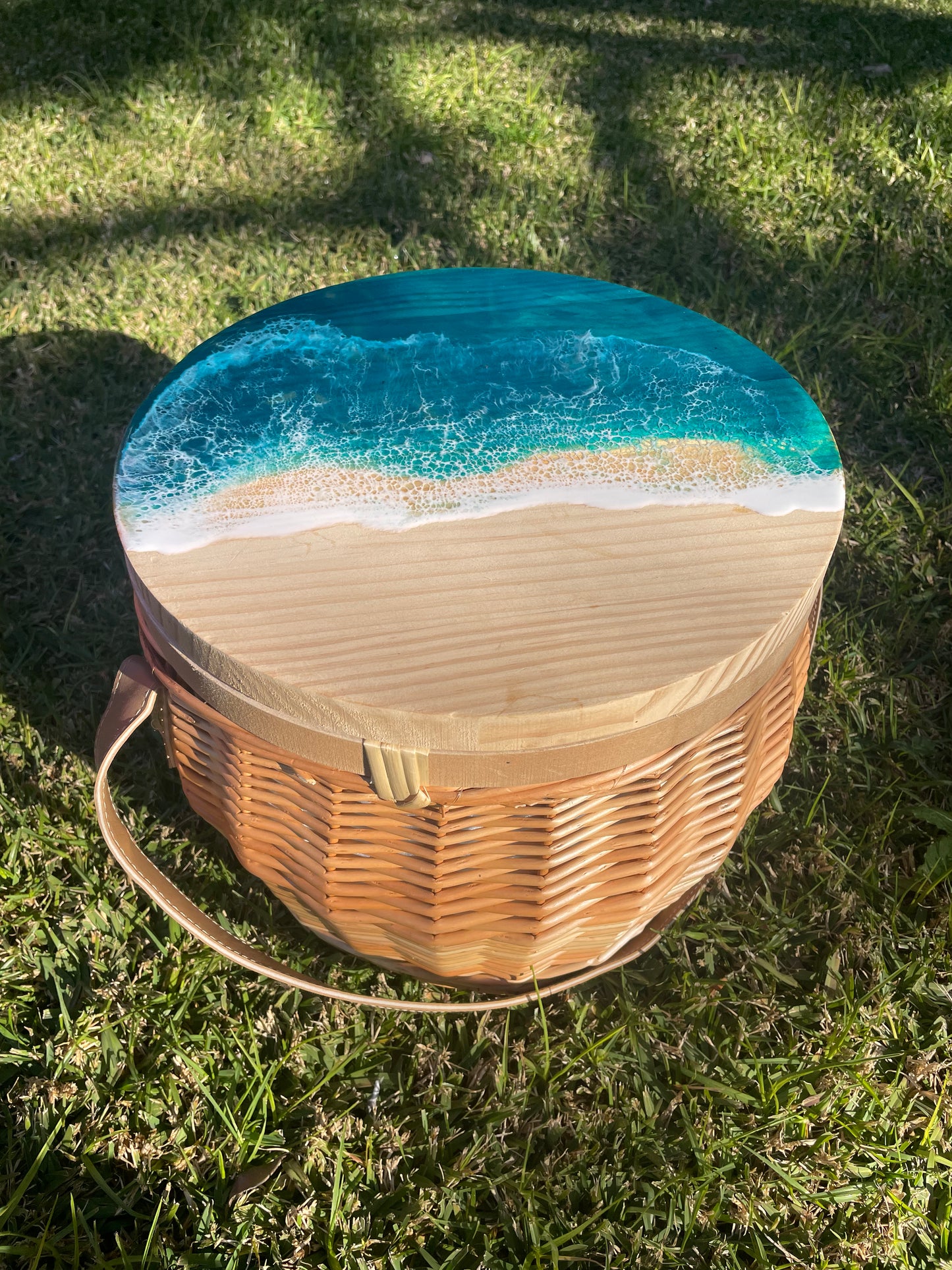 Picnic Basket - Insulated - Waves