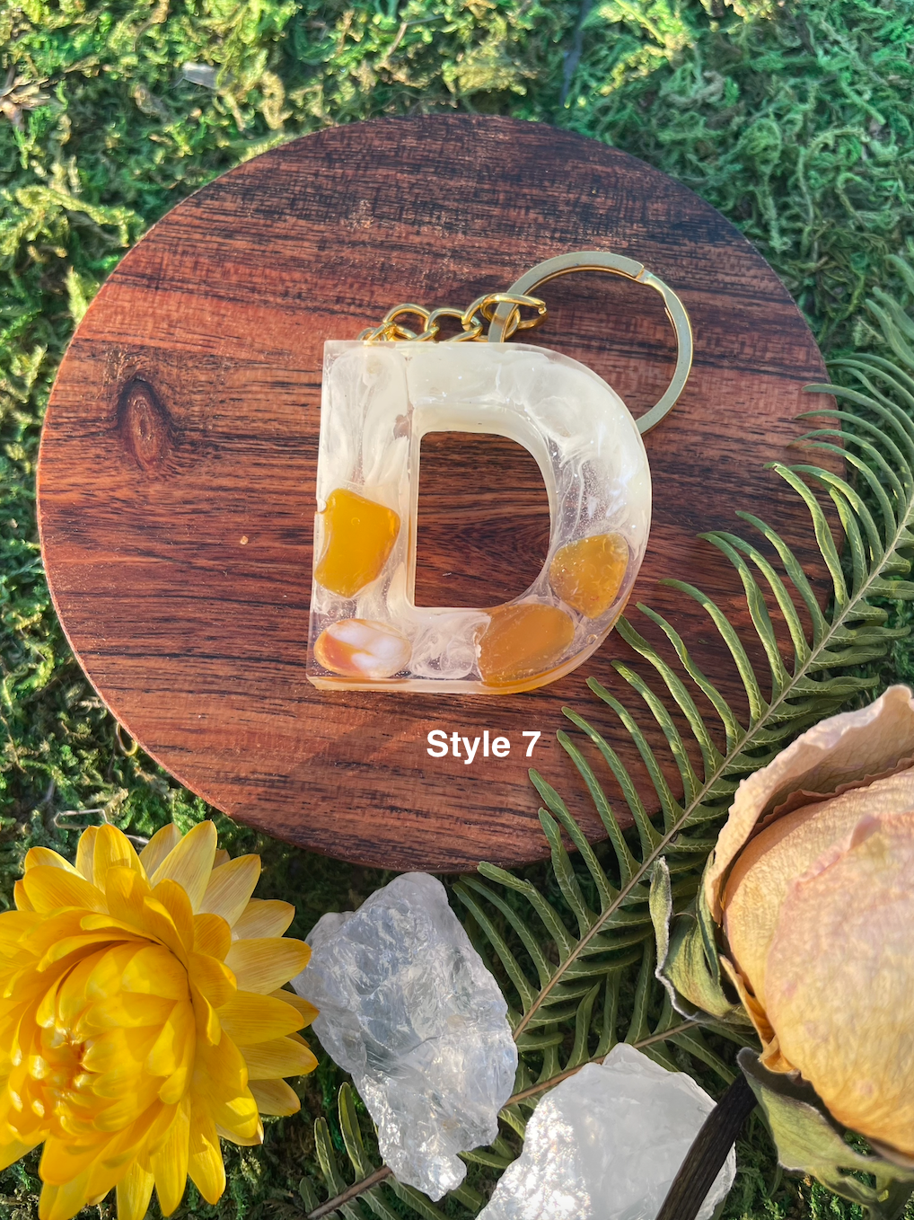 Unique Letter Keyrings - D