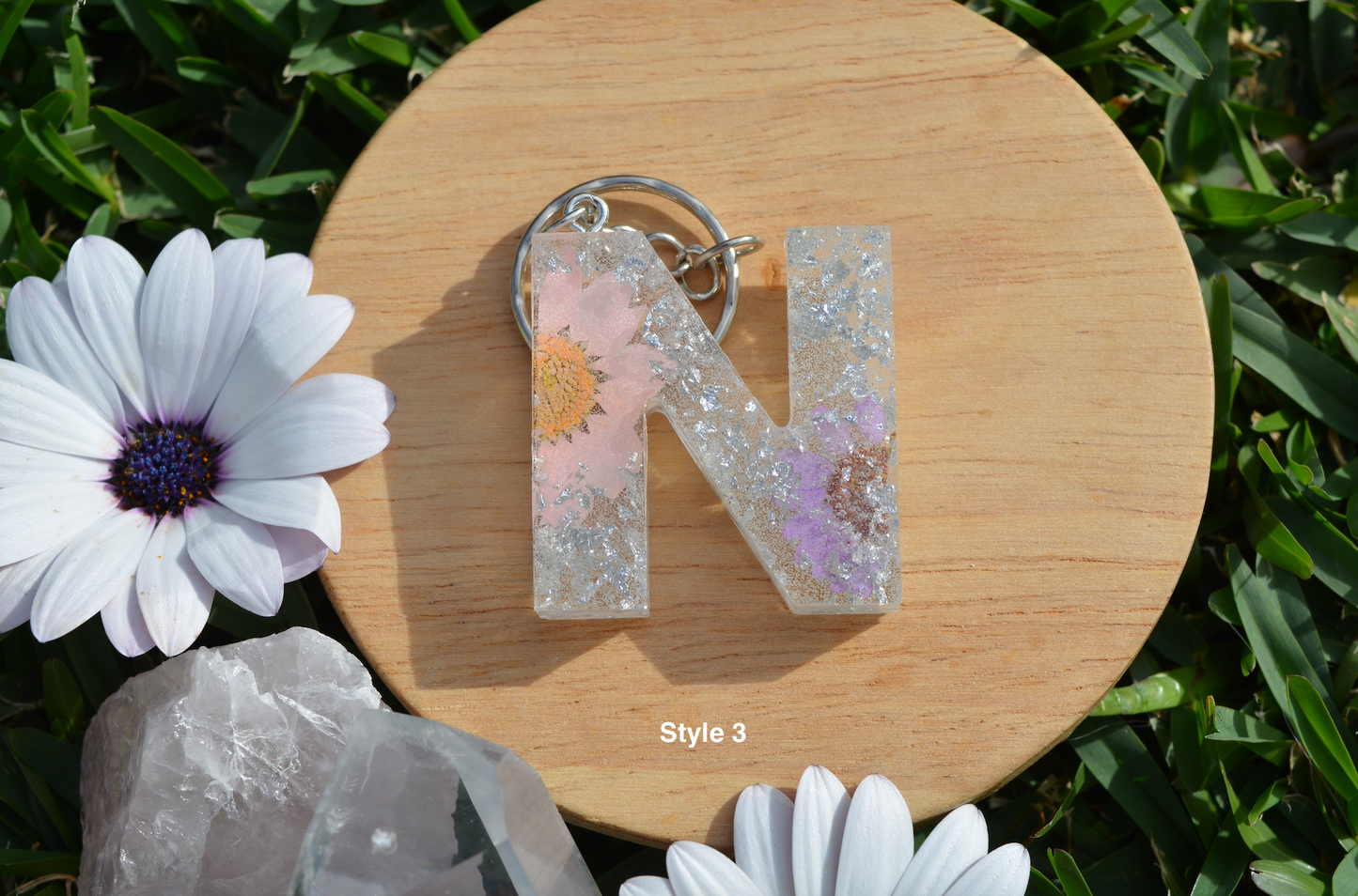 Unique Letter Keyrings - N