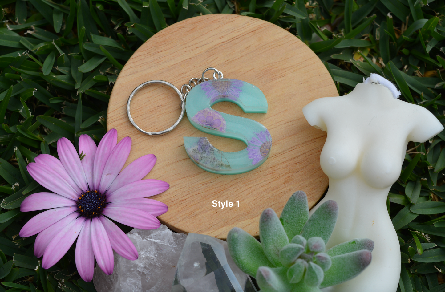 Unique Letter Keyrings - S